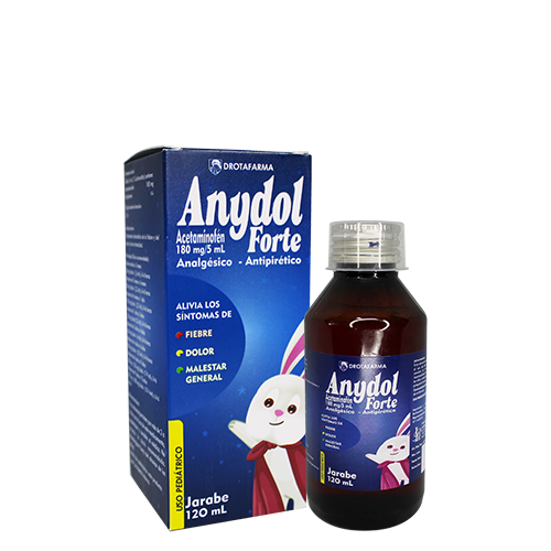 ACETAMINOFEN 180 MG/5ML 120 ML ANYDOL FORTE