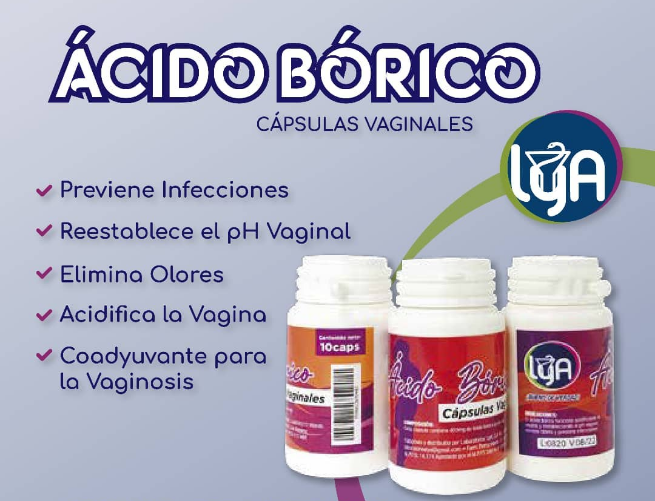 ACIDO BORICO X 10 CAPSULAS VAGINALES LYA