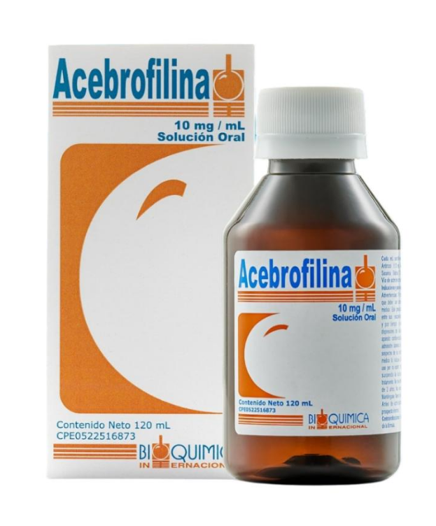 ACEBROFILINA 10MG/ML 120 ML SOLUCION ORAL BIOQUIMICA
