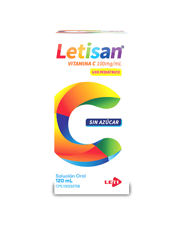 LETISAN VITAMINA C 100MG/ML X 120 ML SOL ORAL