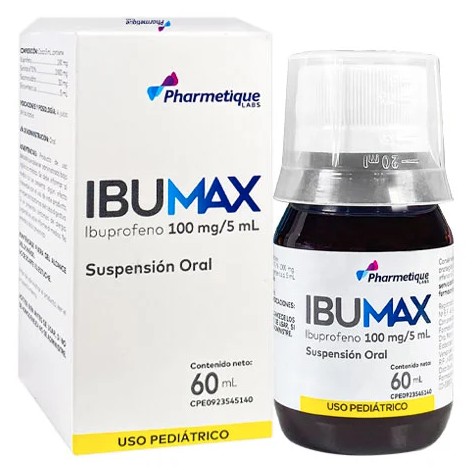 IBUMAX SUSP 100MG/5ML 60 ML IBUPROFENO