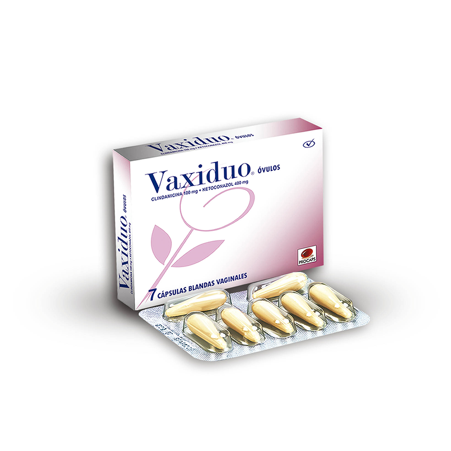 VAXIDUO TAB VAGINL 100/400MG CLINDAMICIN+KETOCONAZ X 7