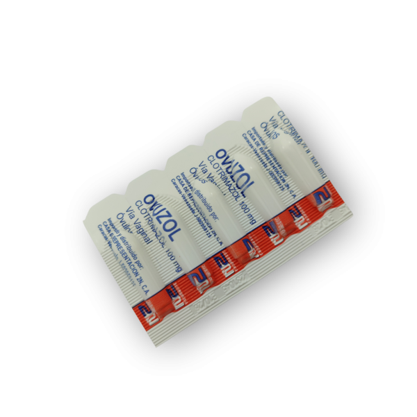 OVUZOL CLOTRIMAZOL 100MG X 5 OVULOS 2N