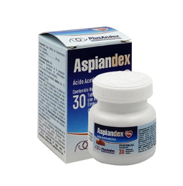 ASPIANDEX 81 MG X 30 TAB ACETILSALICILICO PLUSANDEX