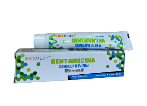 GENTAMICINA 0.1% CREMA 20 GR BRIXMEDIC