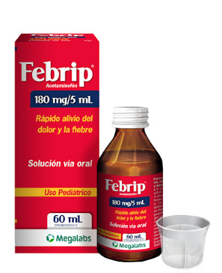 FEBRIP ACETAMINOFEN 180MG/5ML JBE X 120ML MEGALABS