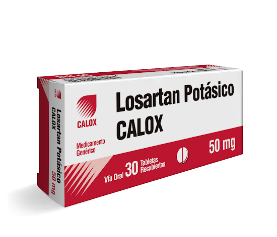 LOSARTAN POTASICO 50MG X 30 TAB CALOX