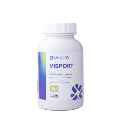 VISPORT MAGNESIO+AMINOACIDOS+VITAMINA 600MG X 60 CAP