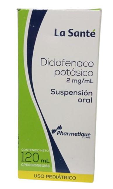 DICLOFENAC POTASICO 2MG/ML 120ML SUSP LA SANTE