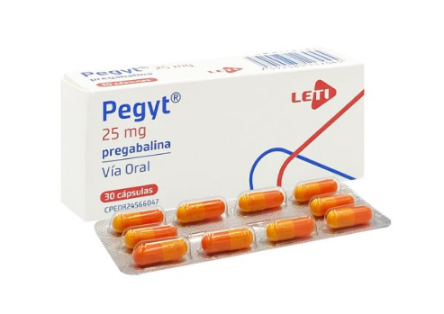 PEGYT PREGABALINA 25MG X 30 CAP LETI