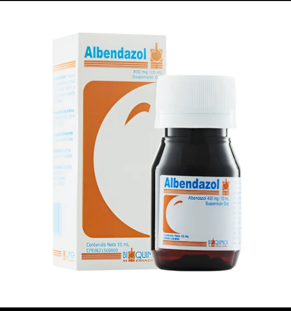 ALBENDAZOL SUSP 400 MG 10 ML BIOQUIMICA