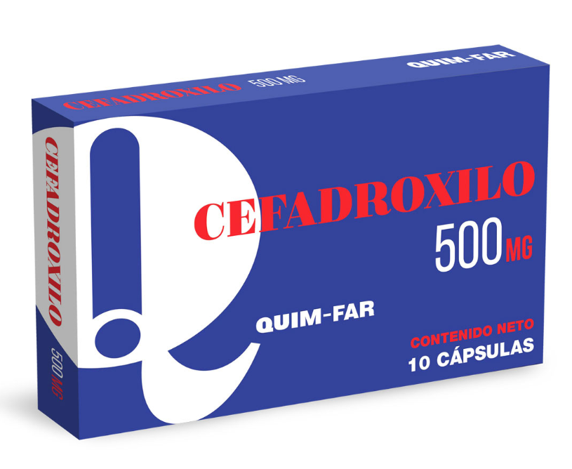 CEFADROXILO 500MG X 10 CAP QUIMFAR