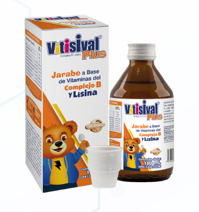 VITISIVAL PLUS COMPLEJO B CALCIO LISINA JBE X 180 ML