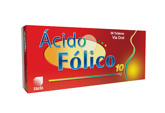 ACIDO FOLICO 10MG X 30 TAB CALOX