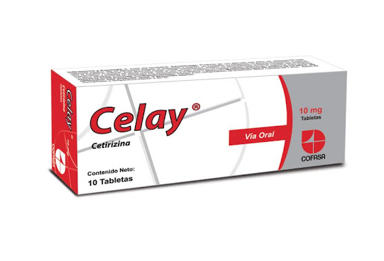 CELAY CETIRIZINA 10 MG X 10 TABLETAS