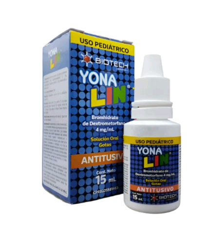 YONALIN DEXTROMETORFANO 4MG/ML GOTAS 15 ML