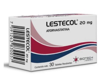 LESTECOL 20 MG X 30 TAB ATORVASTATINA BIOTECH