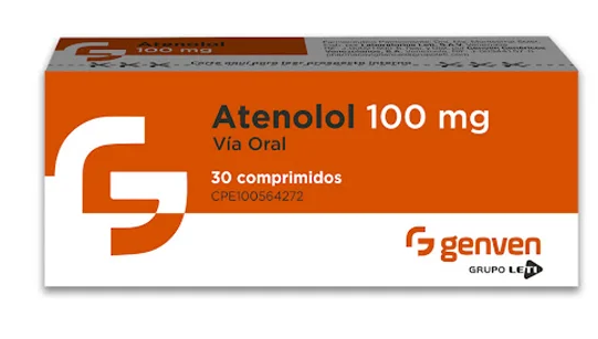 ATENOLOL 100 MG X 30 COMP GENVEN