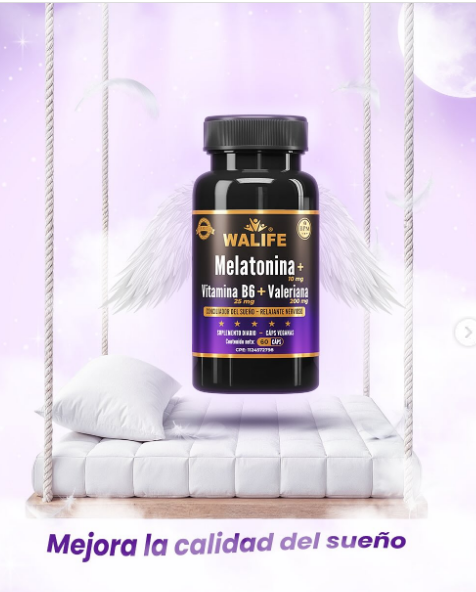 MELATONINA VALERIANA B6 10/25 MG X 60 CAP WALIFE