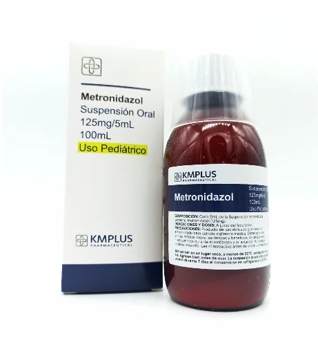 METRONIDAZOL SUSP 125 MG/5ML 100 ML KMPLUS