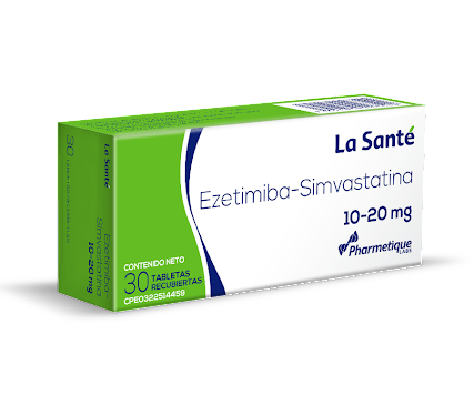 EZETIMIBA+SIMVASTATINA 10-20MG X 30 TAB LA SANTE