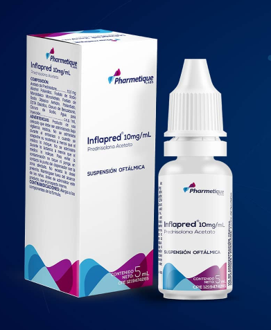 INFLAPRED PREDNISOLONA OFTAL 10MG1CC X 5 ML PHARMETIQUE