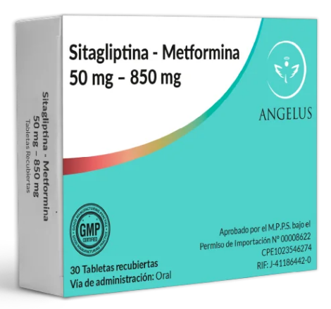 SITAGLIPTINA+METFORMINA 50-850 X 30 TAB ANGELUS
