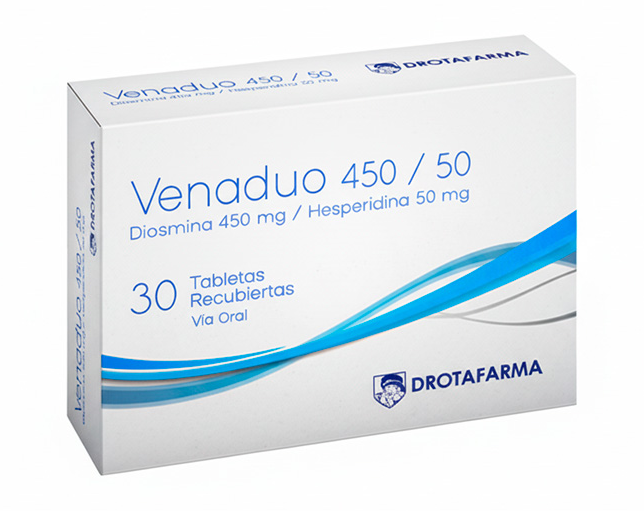 VENADUO DIOSMINA+HESPERIDINA 450/50MG X 30 TAB DROTAFARMA