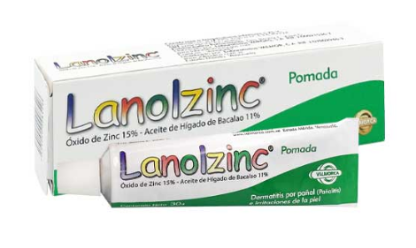 LANOLZINC POMADA X 30 GR PAÑALITIS