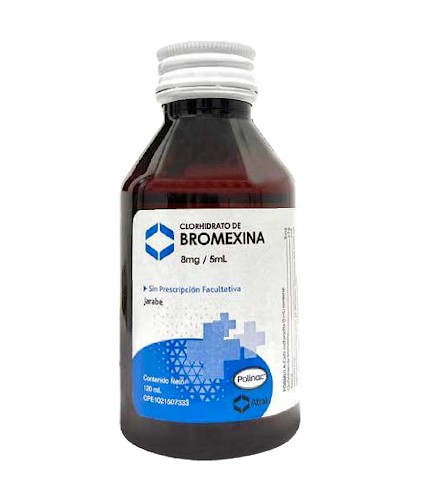 BROMEXINA 8MG/5ML JBE  120 ML POLINAC