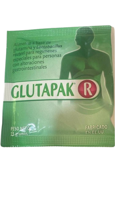 GLUTAPAK R GLUTAMINA + LACTOBACILLUS 15 GRAMOS