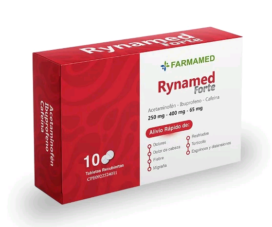 RYNAMED ACETAM IBUPROF CAFEINA FORTE X 10 TAB