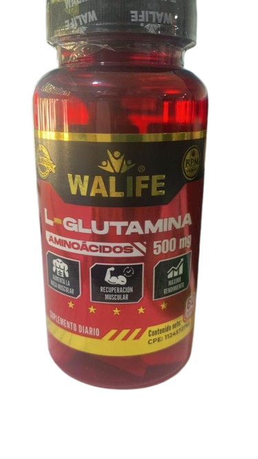 L- GLUTAMINA X 60 CAPSULAS WALIFE