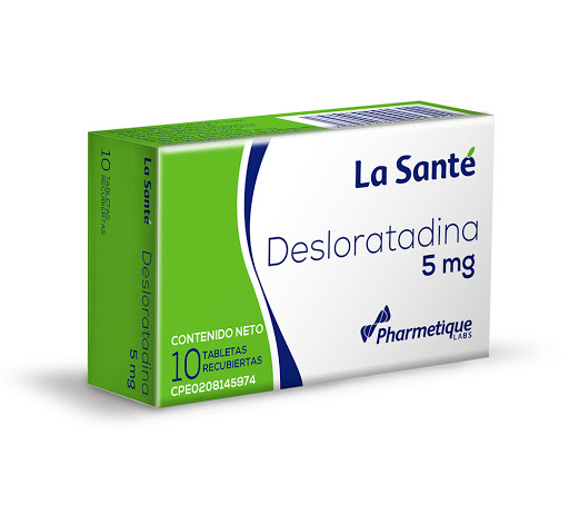DESLORATADINA 5MG X 10 TAB LA SANTE