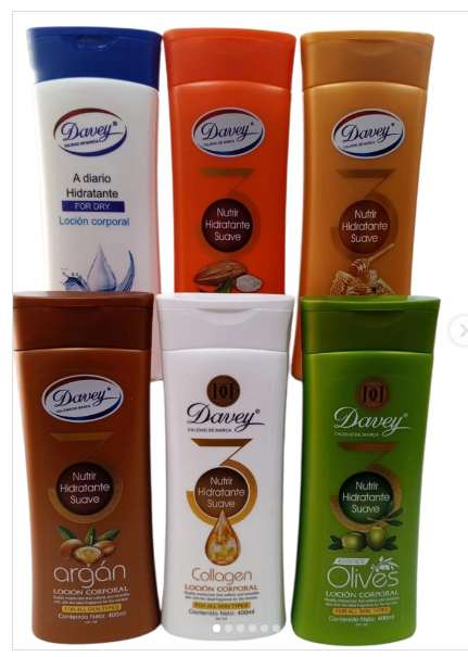 LOCION CORPORAL FRAGANCIAS VARIADAS X 400ML DAVEY