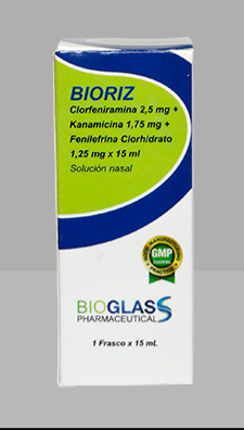 BIORIZ CLORFE+FENILEF+KANAMI SOL NASAL X 15ML  BIOGLASS