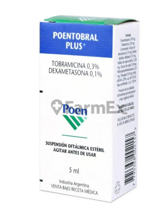 POENTOBRAL PLUS TOBRAMI+DEXA SOL OFT X 5 ML