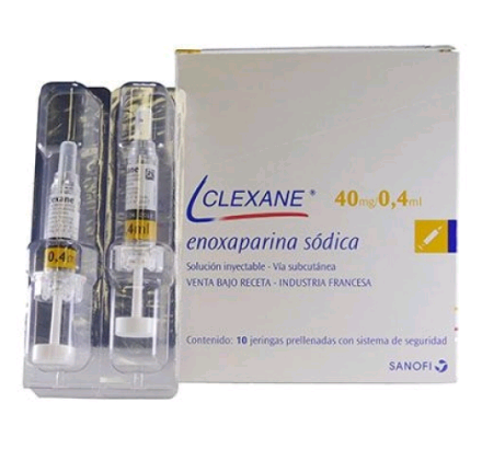 CLEXANE 40MG/0.4ML ENOXAPARINA SODICA X 1 AMPOLLA
