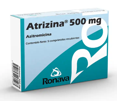 ATRIZINA AZITROMICINA 500 MG X 5 COMP RONAVA