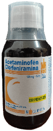 ACETAMINOFEN + CLORFENIR JBE 125 MG-1ML/5ML X 120ML (BIOQUIMICA)