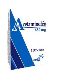 ACETAMINOFEN 650MG X 10 TAB MEDIGEN