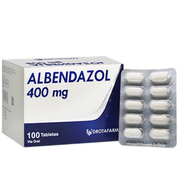 ALBENDAZOL 400 MG X 10 TAB DROTAFARMA