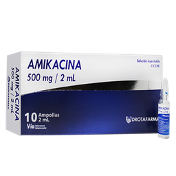 AMIKACINA 500MG/ 2ML X 1 AMP DROTAFARMA