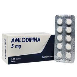 AMLODIPINA 5MG X 10TAB DROTAFARMA