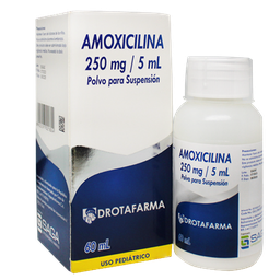 AMOXICILINA 250MG/5ML SUSP X 60ML DROTAFARMA