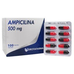 AMPICILINA 500 MG X 10 CAP DROTAFARMA