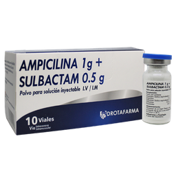 AMPICILINA SULBACTAM 1000MG/500MG X 1AMP. I.V/I.M  DROTAFARMA