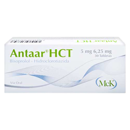 ANTAAR BISOPROLOL  5MG +HCT 6,25MG X 30 TAB. 
