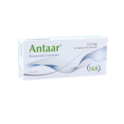 ANTAAR (BISOPROLOL) 2,5MG X 30 TAB
