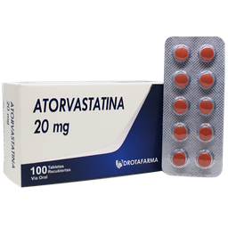 ATORVASTATINA 20 MG X 10 TAB DROTAFARMA BRIXMEDIC